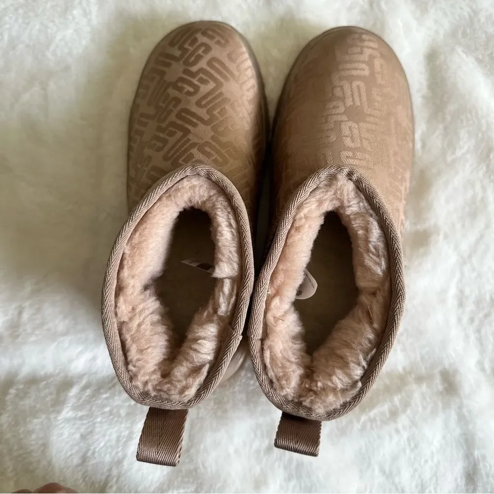 UGG Classic Ultra Mini Monogram Boots Women’s Size 5